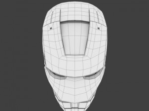 iron man head 3D मॉडल