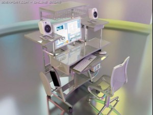 table for pc 3D Model