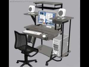 table for pc 3D Model