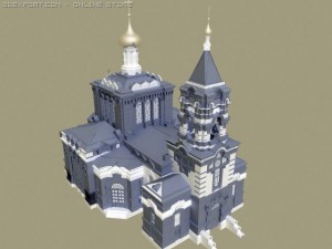 russian church 3D Model
