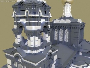 russian church 3D Model