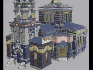 russian church 3D Model