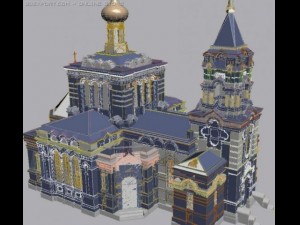 russian church 3D Model