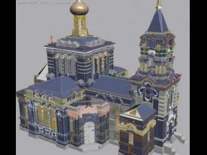 russian church 3D Model