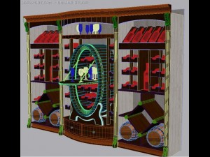 wine stend 3D Model