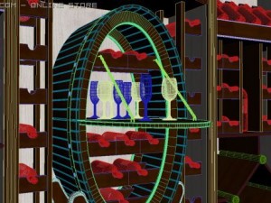 wine stend 3D Model