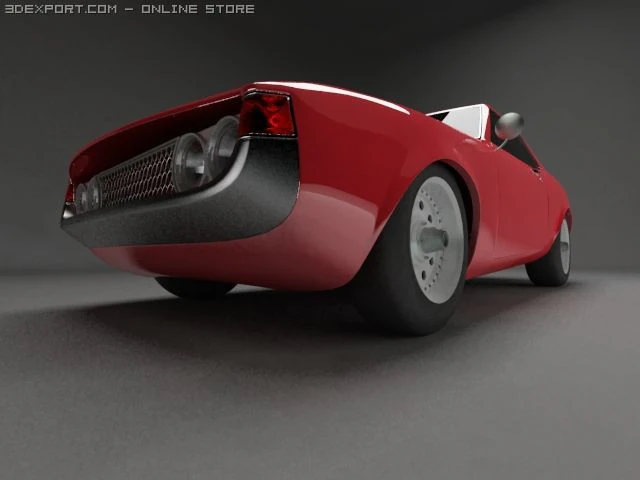 toyota celica 1600 3D Model .c4d .max .obj .3ds .fbx .stl .blend