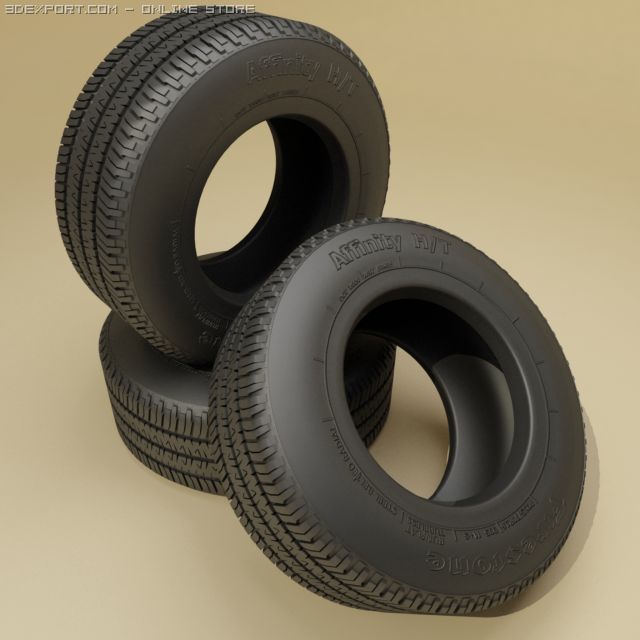 firestone affinity ht Model 3D .c4d .max .obj .3ds .fbx .stl .blend 