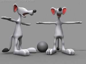 cartoon rat Modelo 3D
