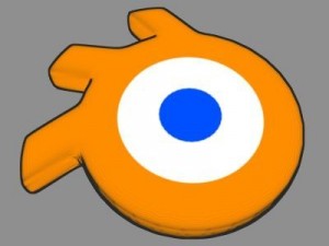 blender logo Modelo 3D