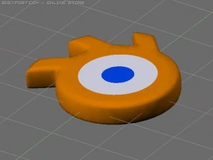 blender logo 3D Model