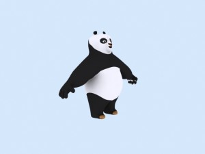 kungfu panda 3D मॉडल