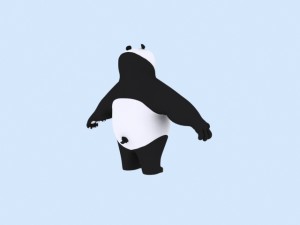 kungfu panda 3D मॉडल