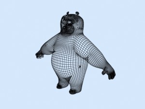 kungfu panda 3D मॉडल