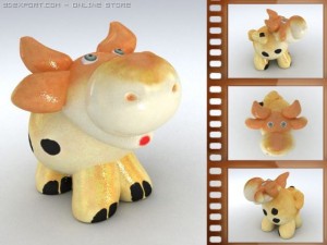 korova 3D-Modell