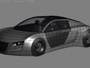 audi rsq 2004 3D Модель