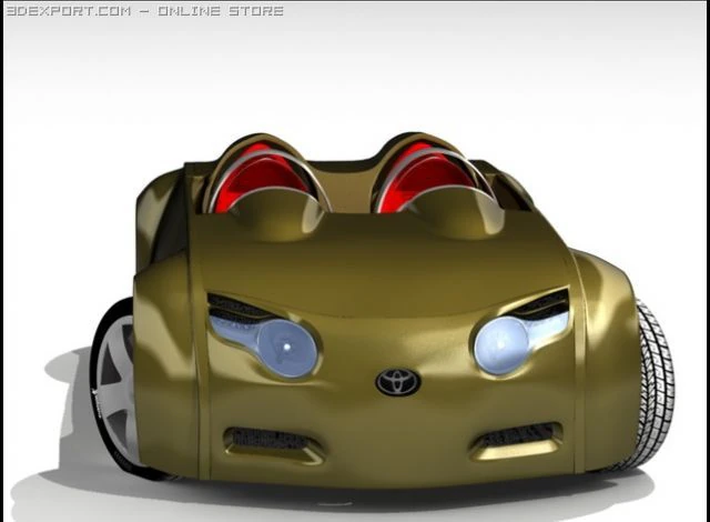 toyota css 2004 concept 3D Model .c4d .max .obj .3ds .fbx .stl .blend 