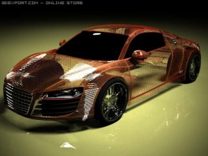 audi r8 2006 3D-Modell