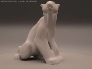 bear sitting 3D Model