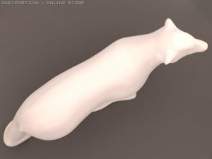 bear walking 3Dモデル