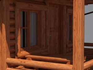 summer cottage 3D मॉडल