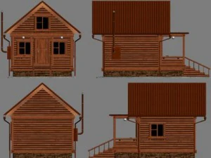 summer cottage 3D Model