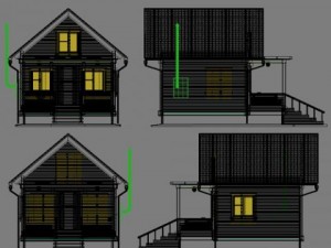 summer cottage 3D मॉडल