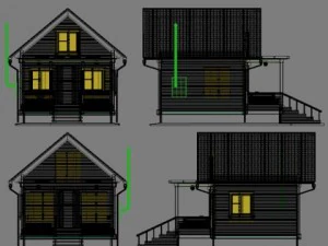 summer cottage 3D Model