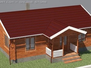 summer cottage Model 3D
