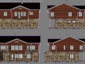 summer cottage 3D Модель