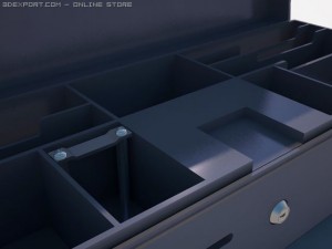 cashbox Model 3D