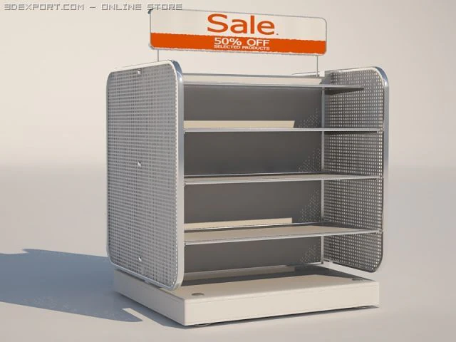 racks for products 3D Model .c4d .max .obj .3ds .fbx .stl .blend 