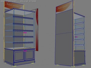 racks for products 3D 모델