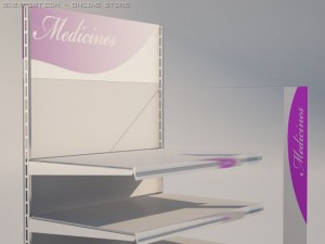racks for products 3Dモデル