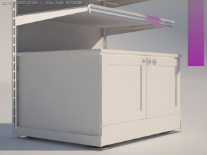 racks for products 3Dモデル
