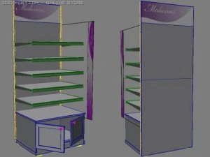 racks for products 3D Model