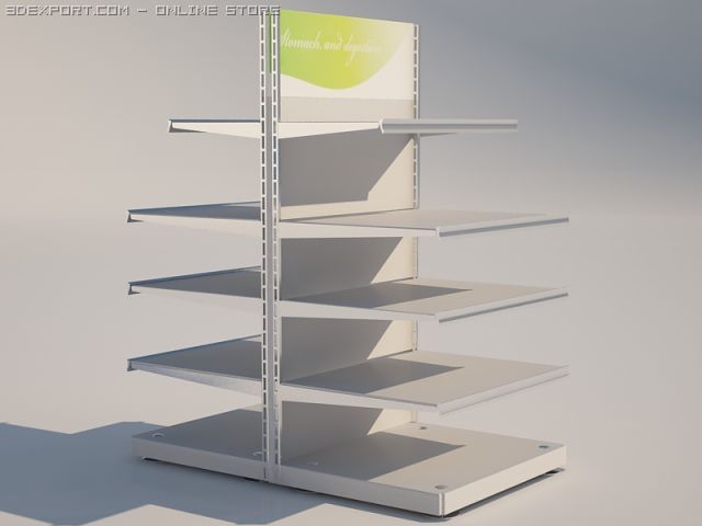 racks for products 3D Model .c4d .max .obj .3ds .fbx .stl .blend 