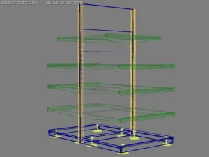 racks for products 3D Model