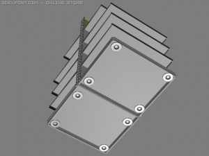racks for products 3D Model