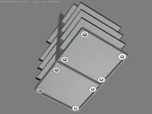 racks for products 3D Model