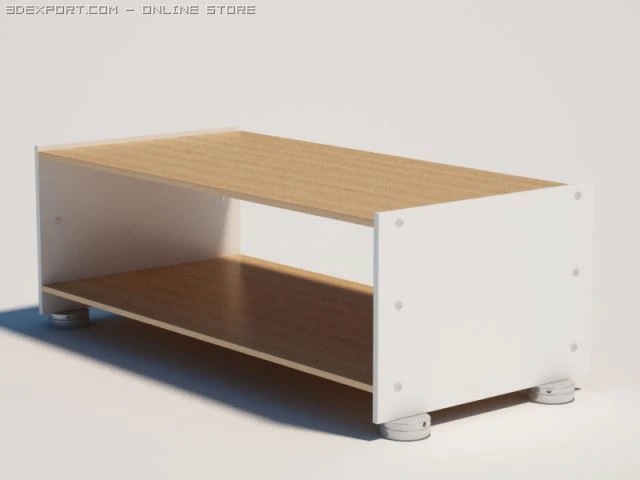 shelf 3D Model .c4d .max .obj .3ds .fbx .stl .blend 