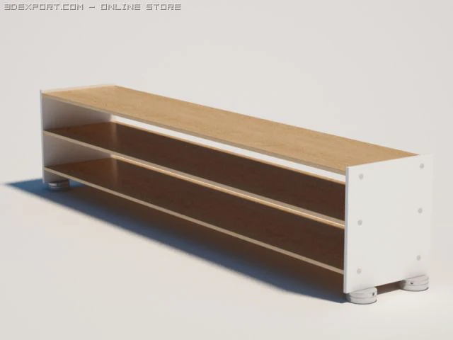 shelf 3D Model .c4d .max .obj .3ds .fbx .stl .blend