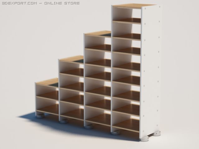 shelf Modello 3D .c4d .max .obj .3ds .fbx .stl .blend 