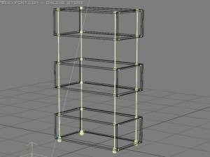 shelf Model 3D