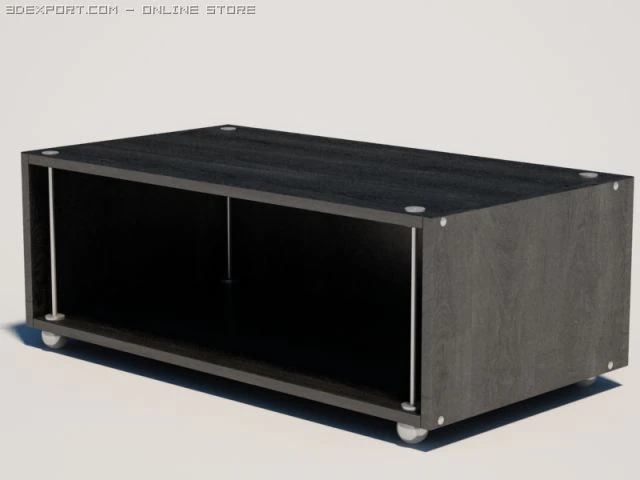 shelf 3D Model .c4d .max .obj .3ds .fbx .stl .blend 