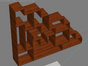 shelf tetris Modèle 3D