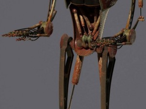 old robot Model 3D