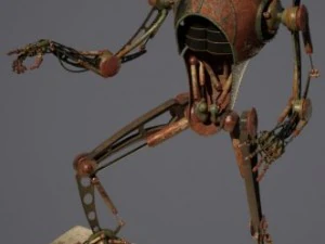 old robot 3D Model