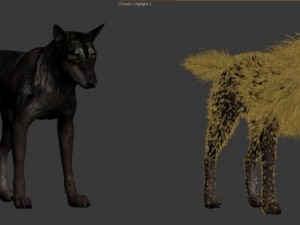 wolf 3D Модель