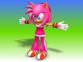 amy rose sonic riders lowpoly 3D Модель